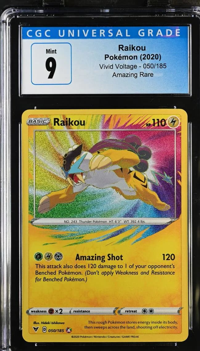 Raikou, Vivid Voltage, CGC 9