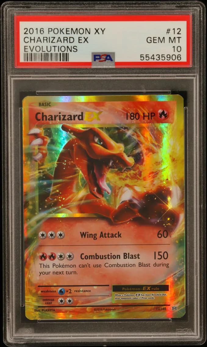 Charizard EX, XY Evolutions, PSA 10