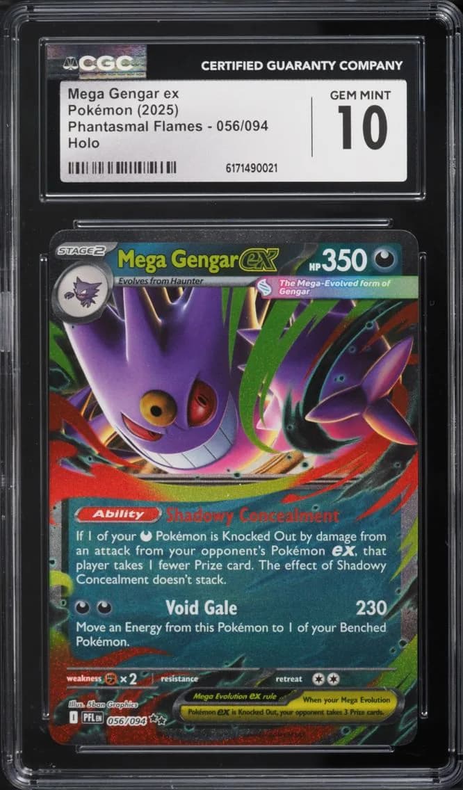 Mega Gengar ex, GEM MINT, CGC 10