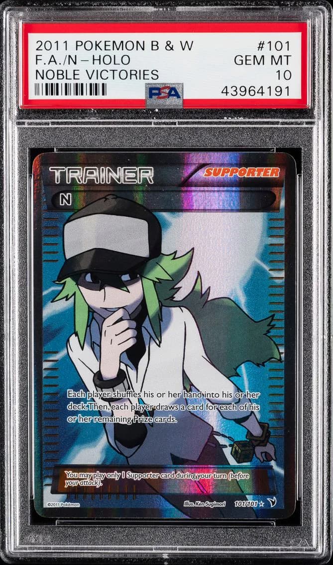 N, Black & White Noble Victories, PSA 10