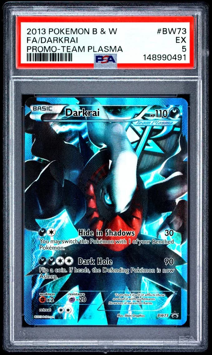 Darkrai, Black & White Promo, PSA 5