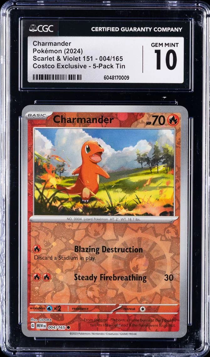 Charmander, Scarlet & Violet 151, CGC 10