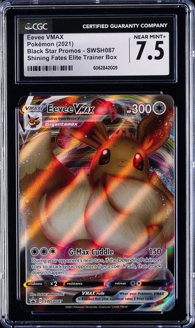 Eevee VMAX, Black Star Promos - Sword & Shield, CGC 7.5