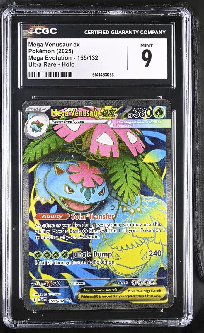 Mega Venusaur ex, Mega Evolution, CGC 9