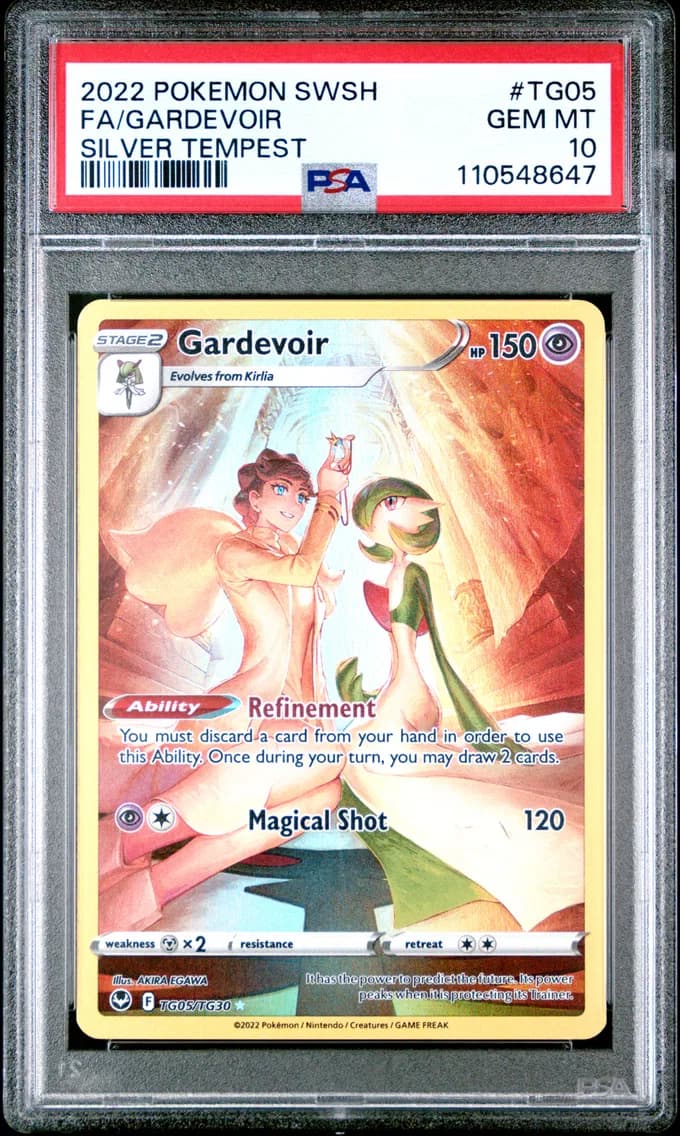 Gardevoir, Sword & Shield Silver Tempest, PSA 10