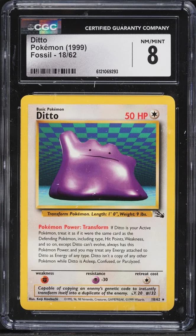 Fossil Ditto, Fossil - Unlimited, CGC 8