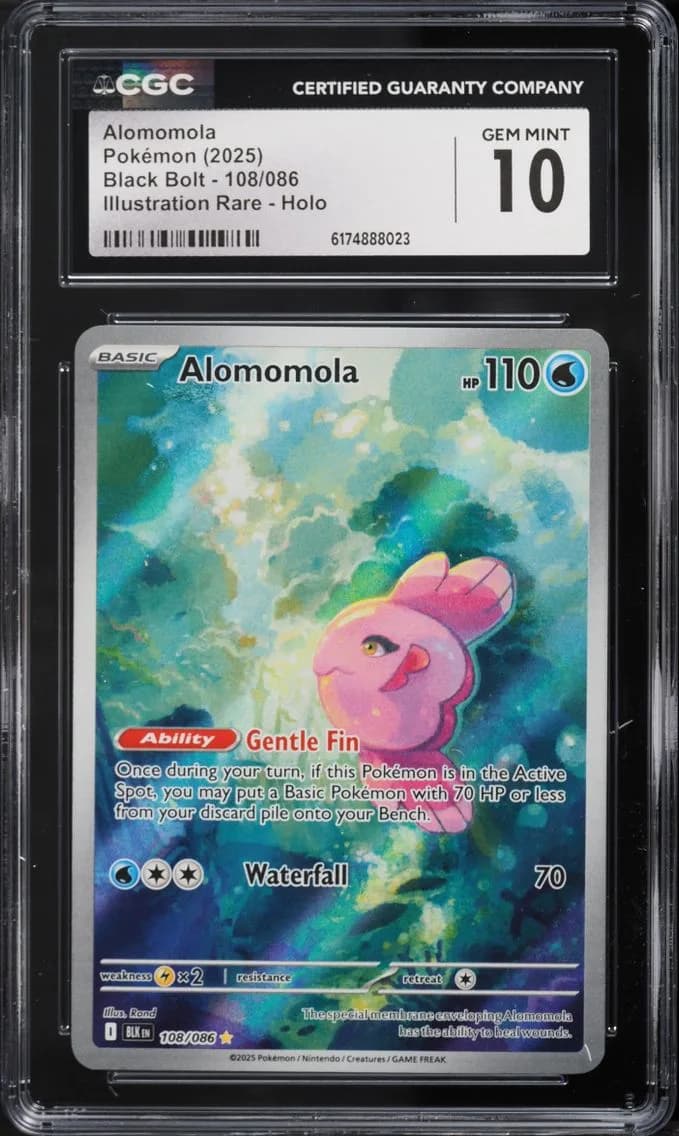 IR Alomomola, Black Bolt, CGC 10