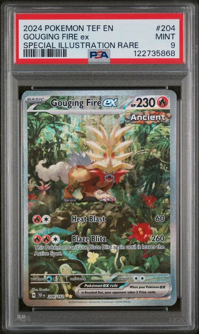 Gouging Fire EX, Temporal Forces, PSA 9