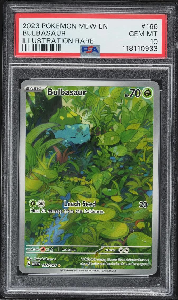 Bulbasaur, 151, PSA 10
