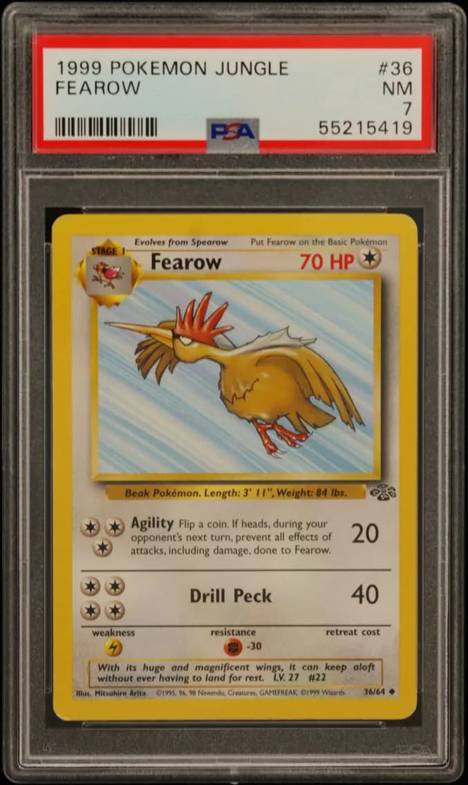 Fearow, Jungle, PSA 7