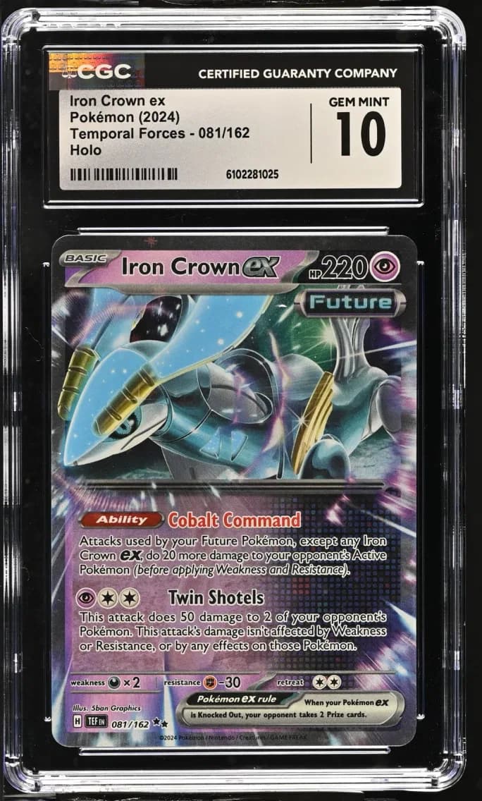 Iron Crown ex, Temporal Forces, CGC 10