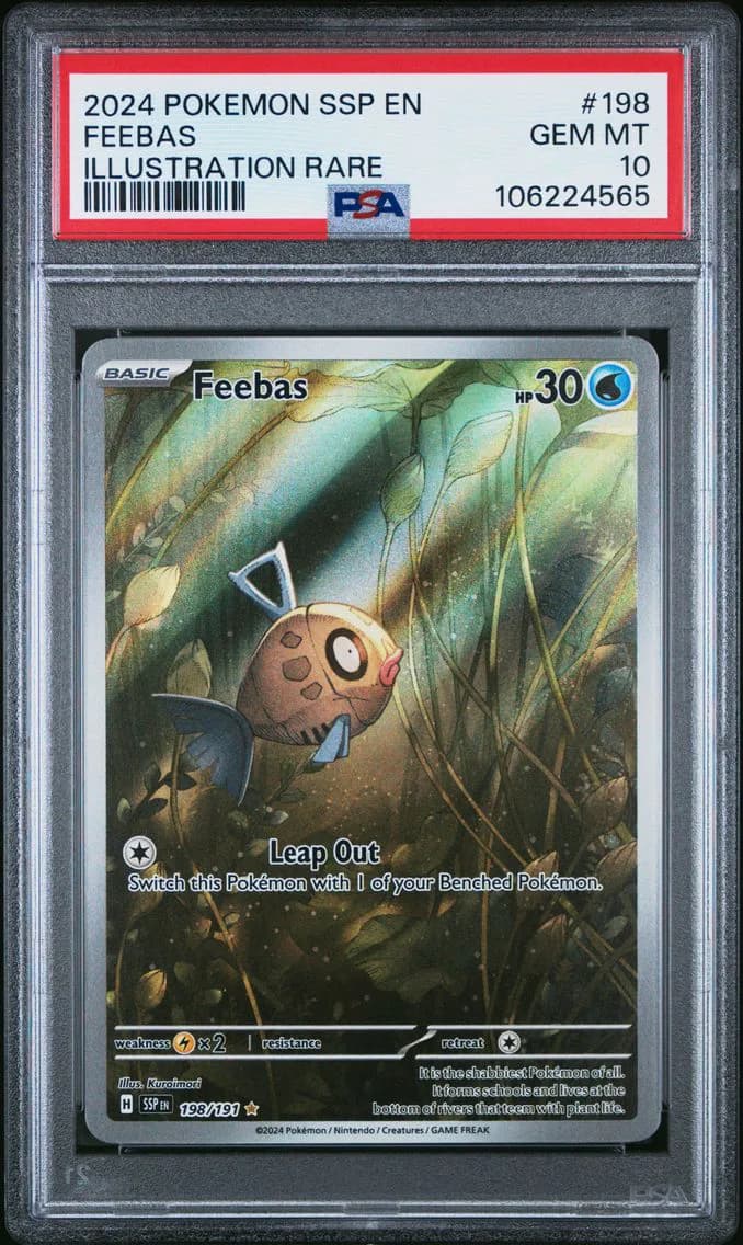 Feebas, Surging Sparks, PSA 10