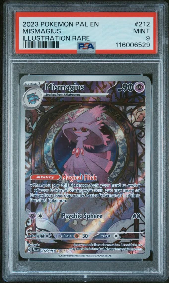 Mismagius, Paldea Evolved, PSA 9