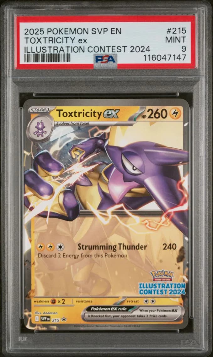 Toxtricity EX, SV Black Star Promo, PSA 9