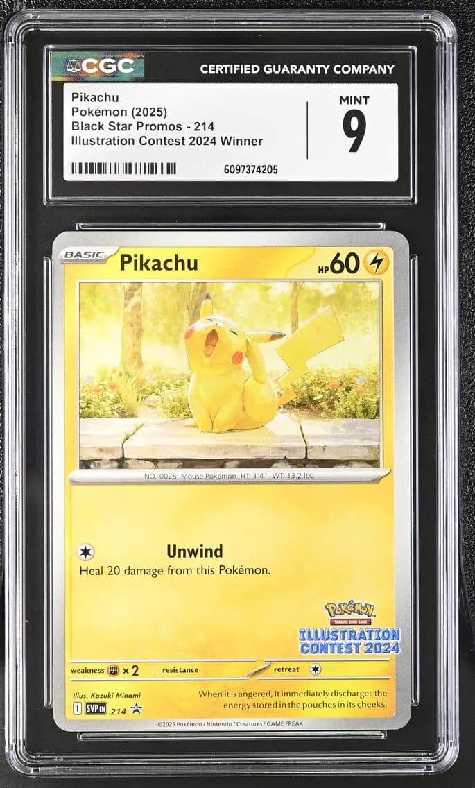 Pikachu, Black Star Promos - Scarlet & Violet SVP EN, CGC 9