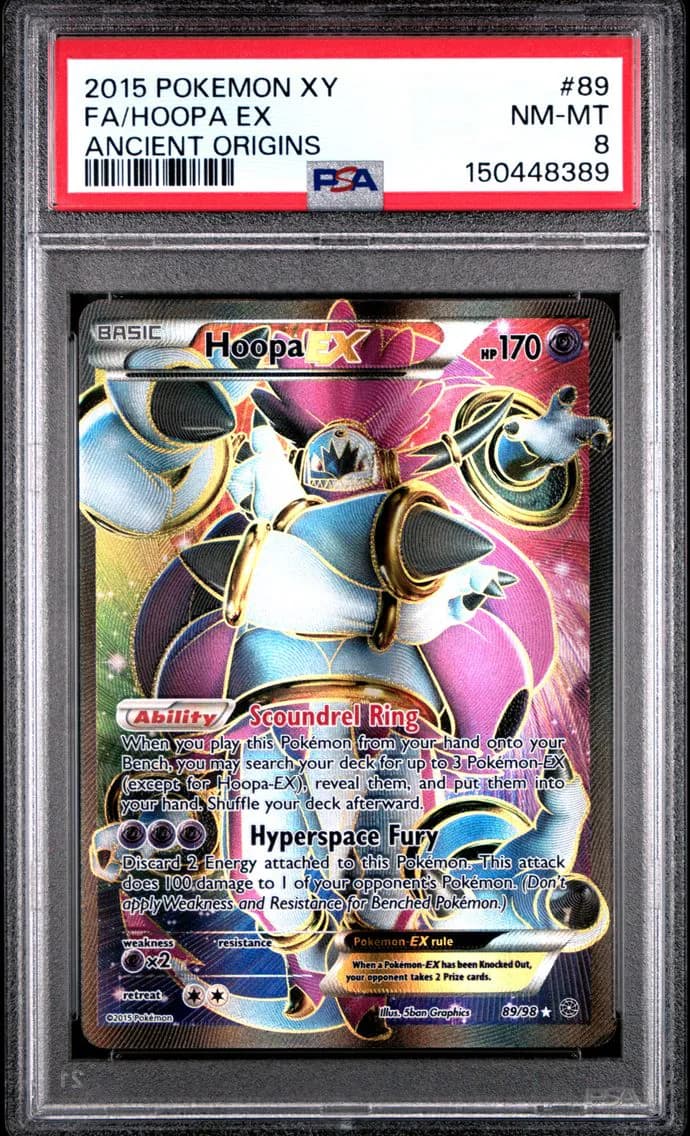 Hoopa EX, XY Ancient Origins, PSA 8