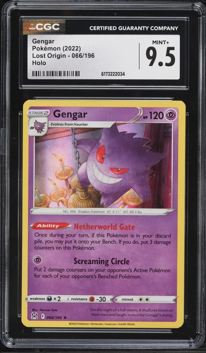 Gengar, Lost Origin, CGC 9.5