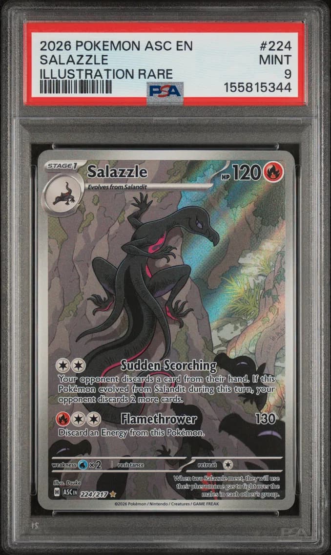 Salazzle, Ascended Heroes, PSA 9