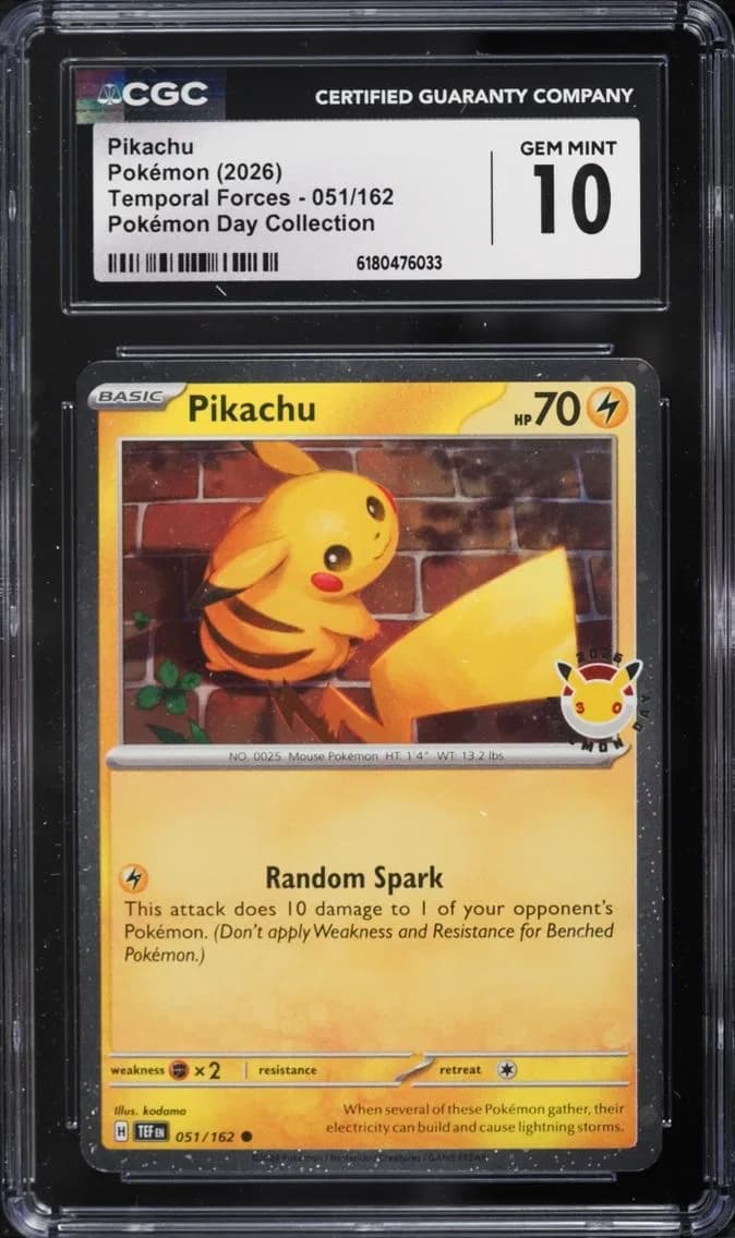 Pikachu, Temporal Forces, CGC 10