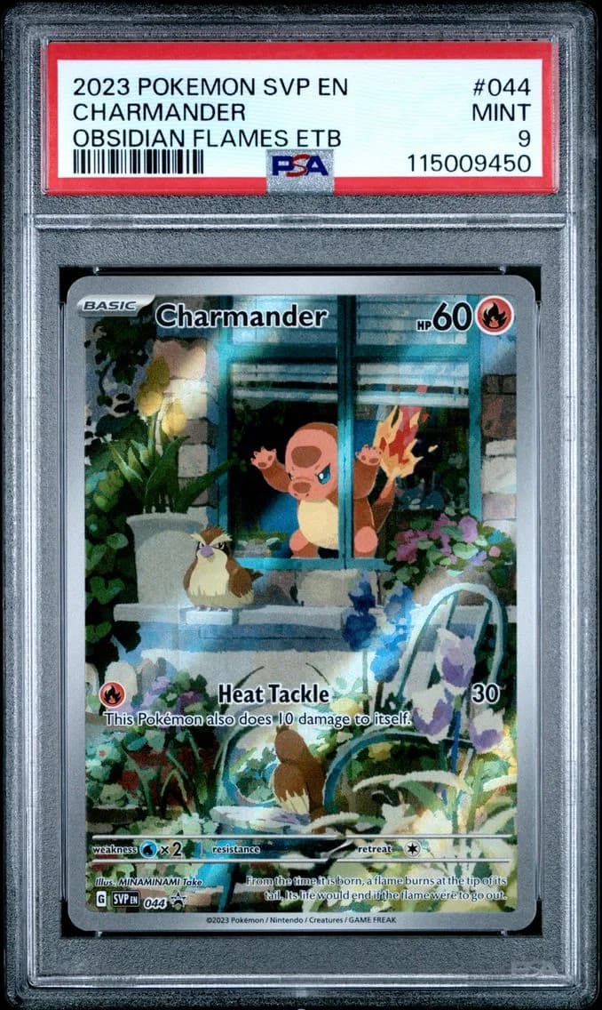 Charmander, SV Black Star Promo, PSA 9
