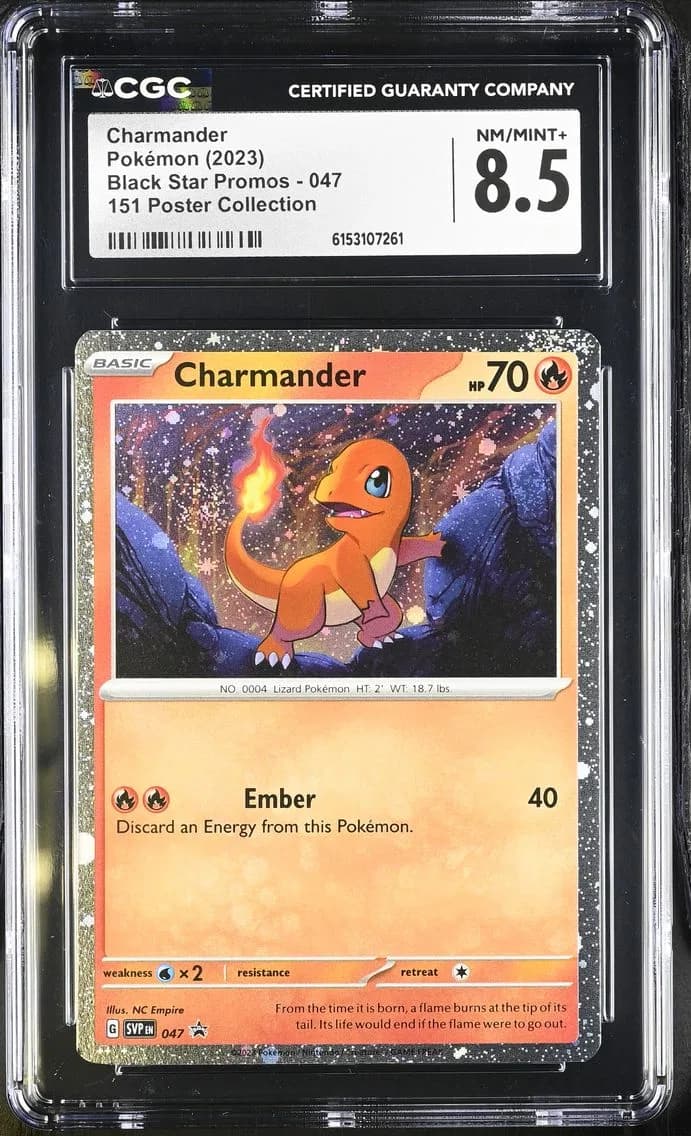 Charmander, Black Star Promos - Scarlet & Violet SVP EN, CGC 8.5