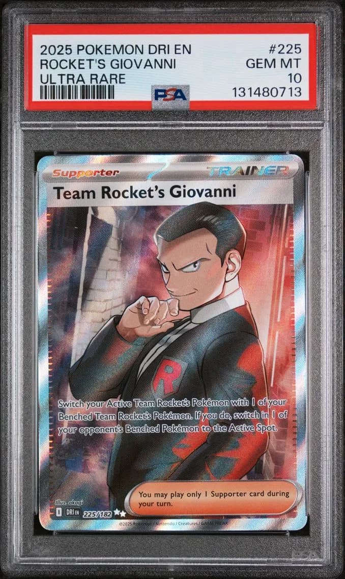 Team Rocket's Giovanni, Destined Rivals, PSA 10