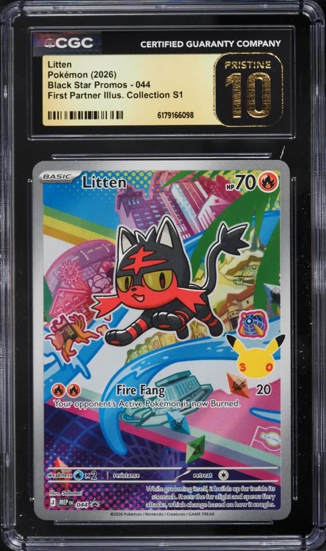Litten, PRISTINE, CGC 10