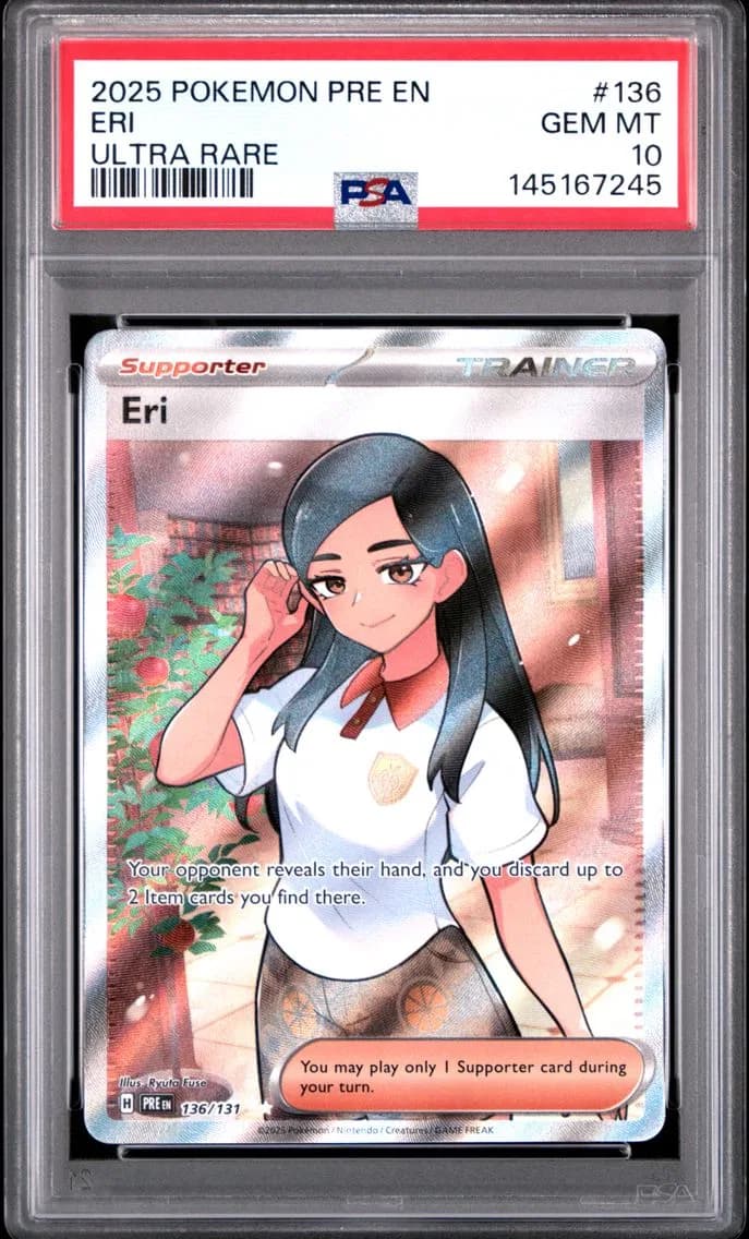 Eri, Prismatic Evolutions, PSA 10