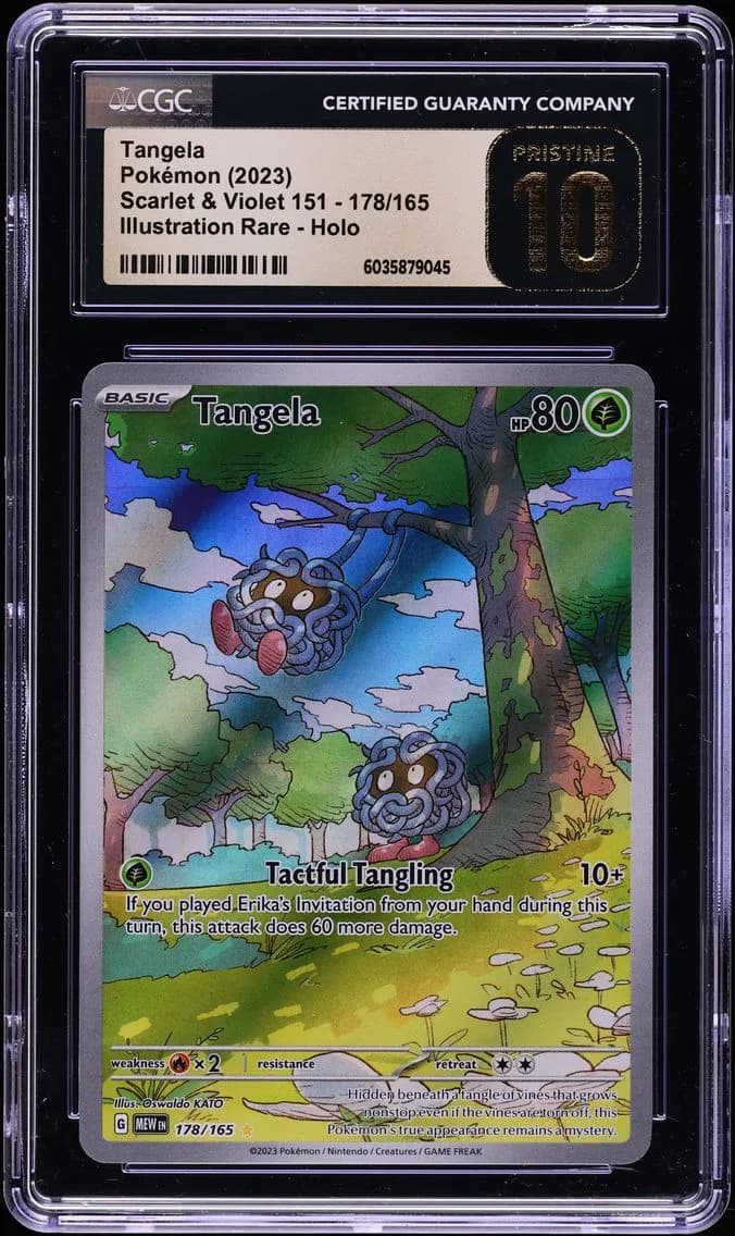 Tangela, Scarlet & Violet 151, CGC 10
