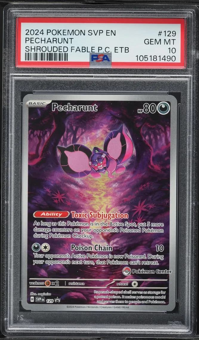 Pecharunt, SV Black Star Promo, PSA 10