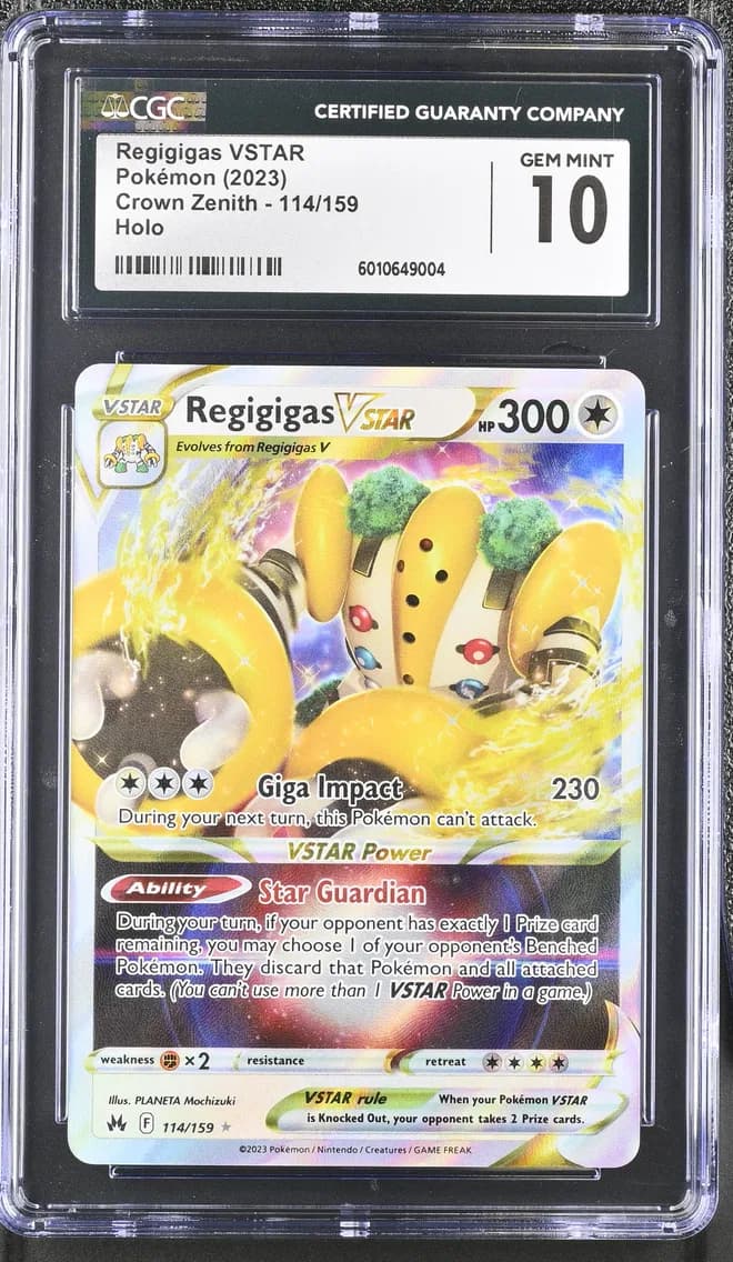 Regigigas VSTAR, Crown Zenith, CGC 10