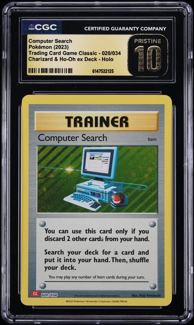 Computer Search, Trading Card Game Classic - CLV, CLC, CLB, CGC 10