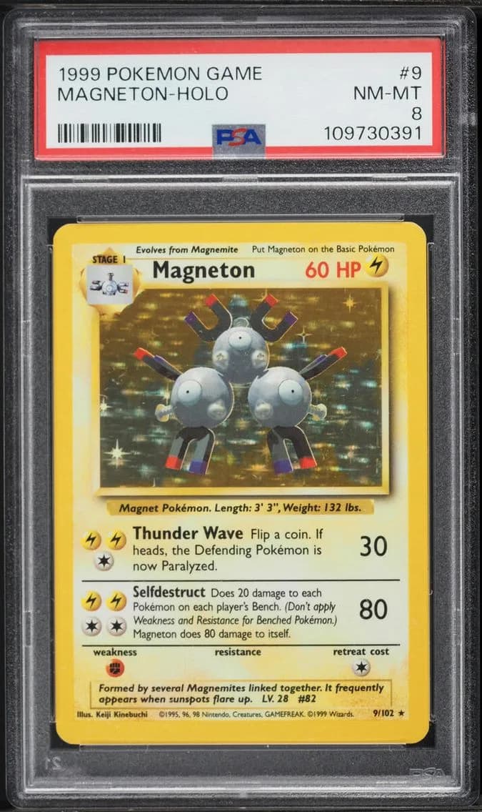 Magneton-Holo, Game, PSA 8