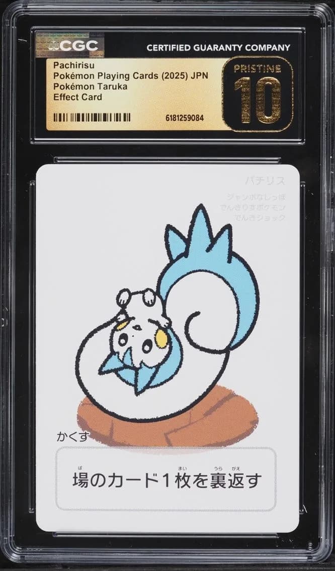 Pachirisu, Pokémon Taruka (2025) - Japanese, CGC 10