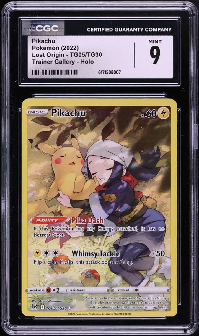 CHR Pikachu, Lost Origin, CGC 9