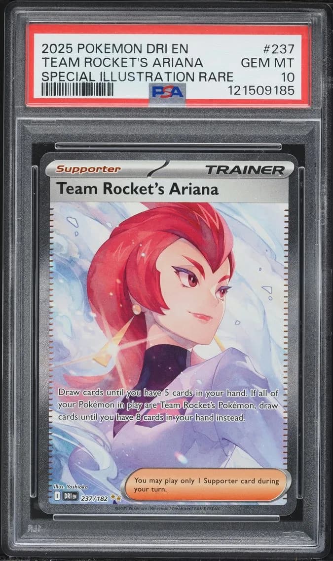 Team Rocket's Ariana, Destined Rivals, PSA 10