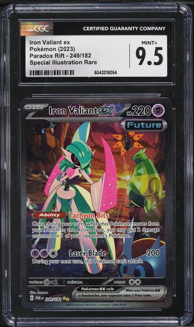 Iron Valiant EX, Paradox Rift, CGC 9.5