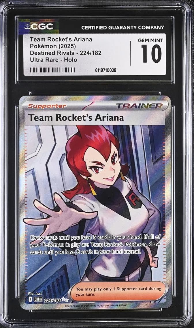 Team Rocket's Ariana, Destined Rivals, CGC 10