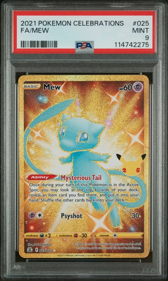 Mew, Celebrations, PSA 9