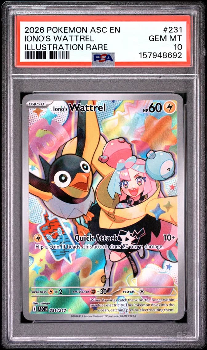 Iono's Wattrel, Ascended Heroes, PSA 10