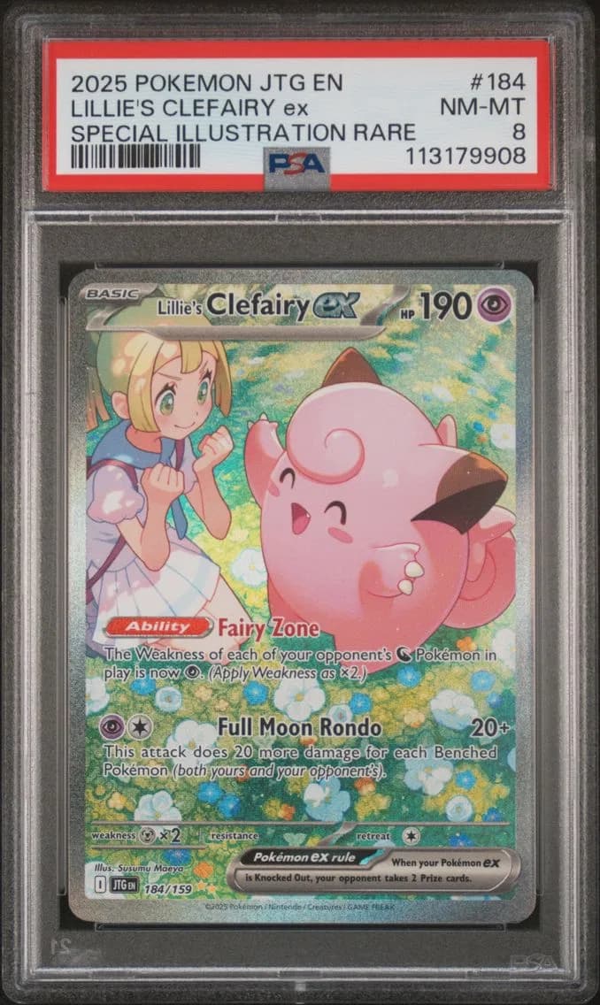Lillie'S Clefairy EX 2025, Journey Together, PSA 8