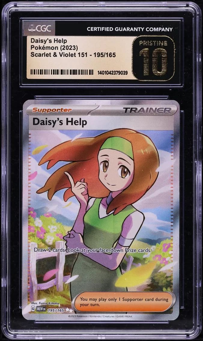 Daisy's Help, Scarlet & Violet 151, CGC 10