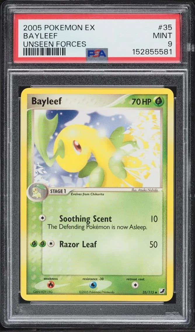 Forces Bayleef, MINT, PSA 9