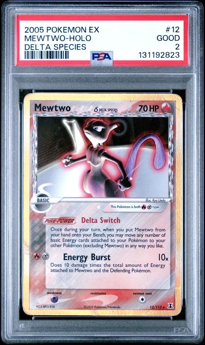 Mewtwo-Holo, EX Delta Species, PSA 2