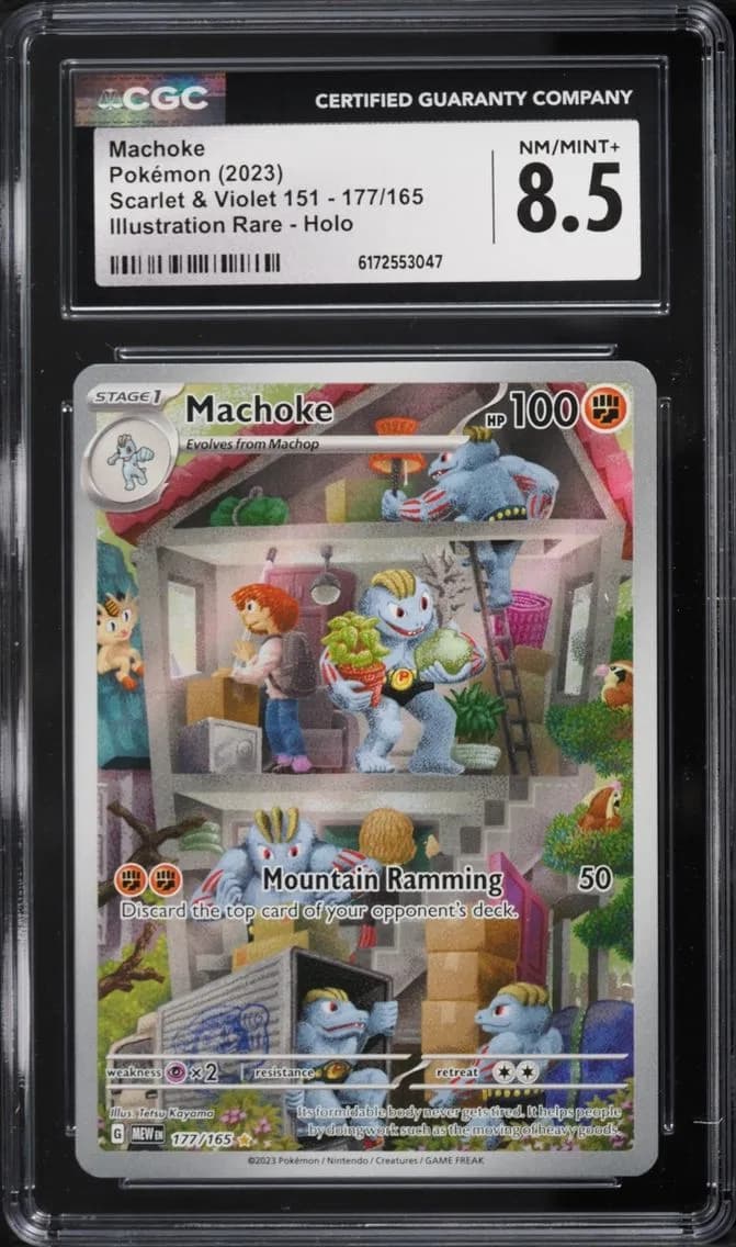Machoke, Scarlet & Violet 151, CGC 8.5