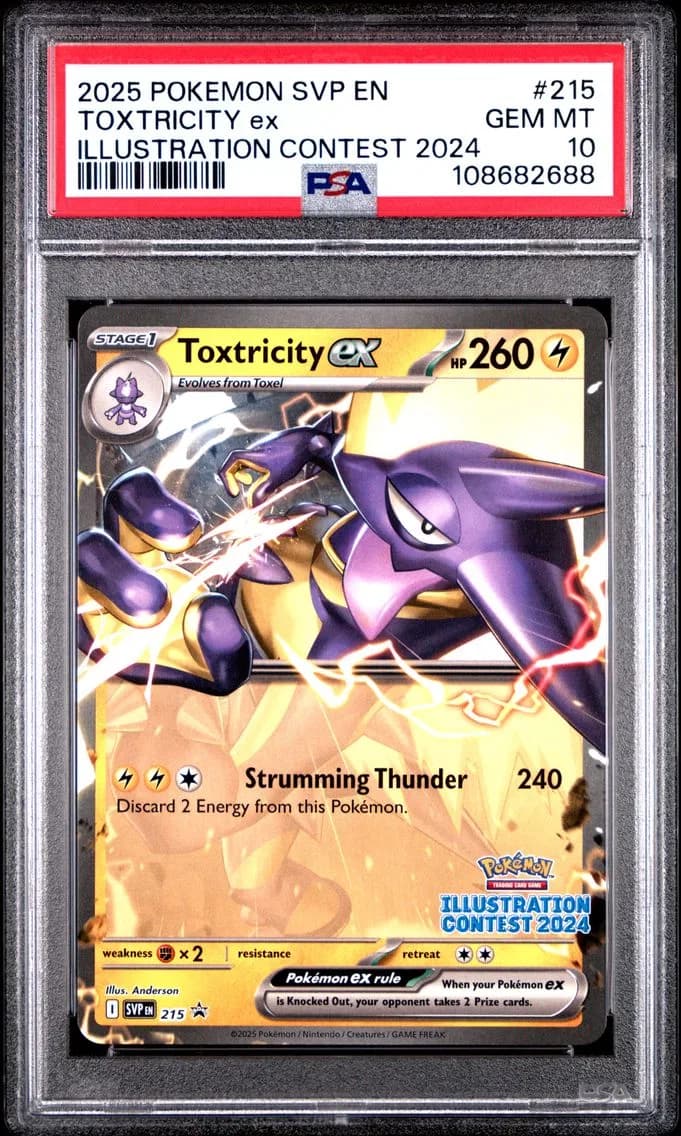 Toxtricity EX, SV Black Star Promo, PSA 10