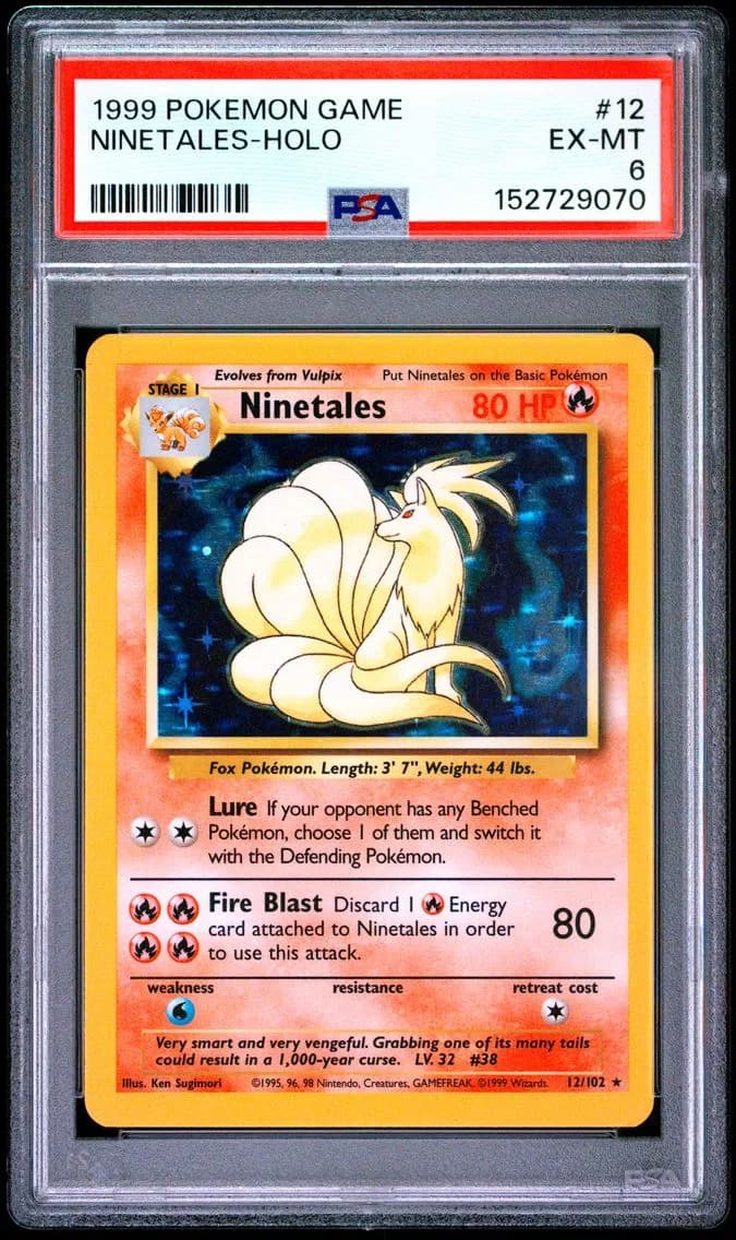 Ninetales-Holo, Game, PSA 6