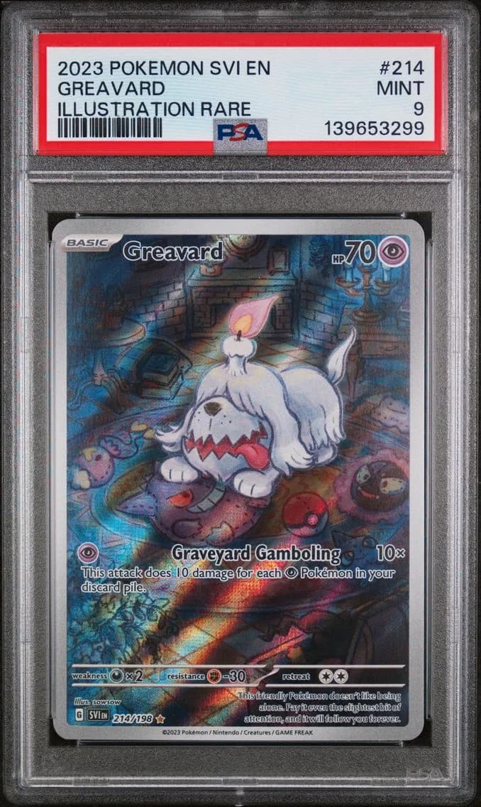 Greavard, Scarlet & Violet, PSA 9