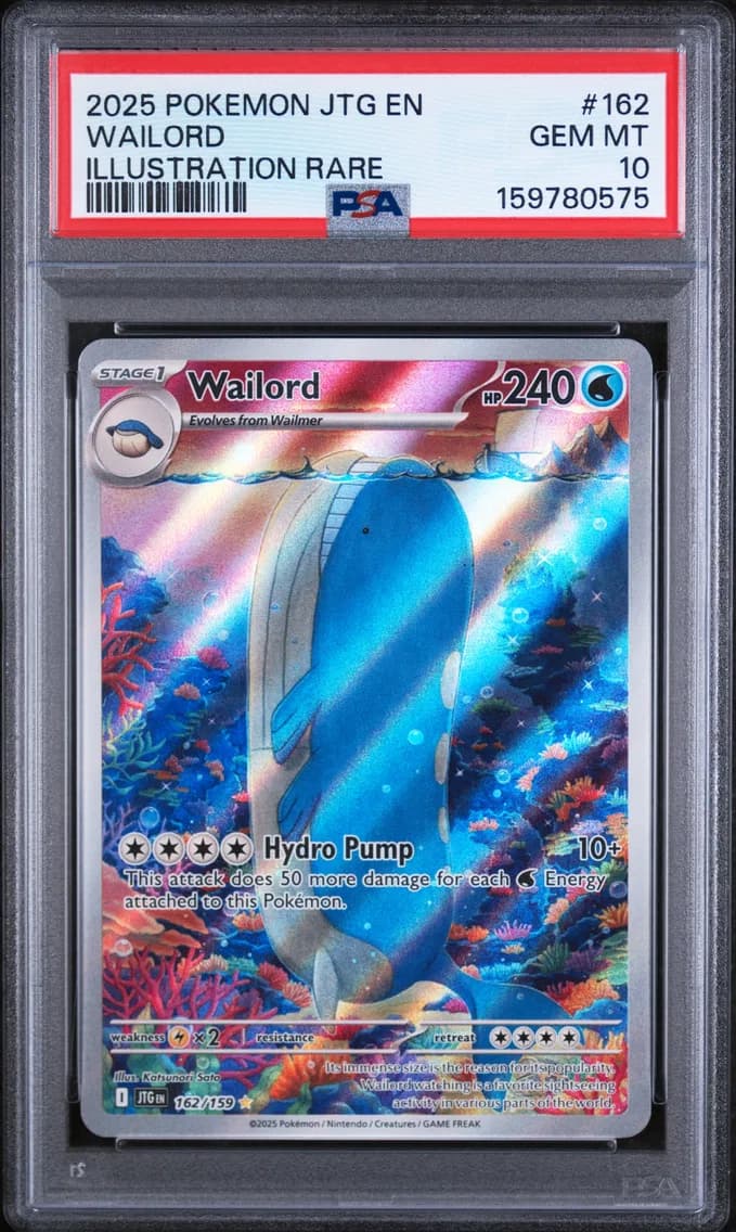 Wailord, Journey Together, PSA 10
