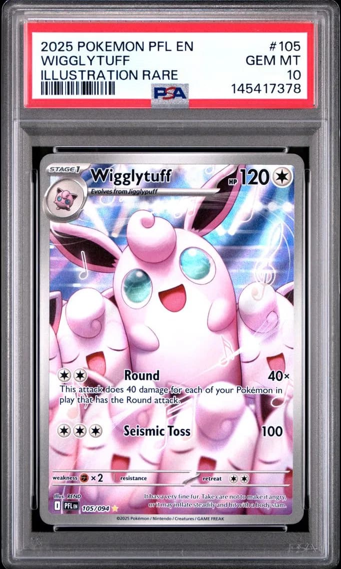 Wigglytuff, Phantasmal Flames, PSA 10